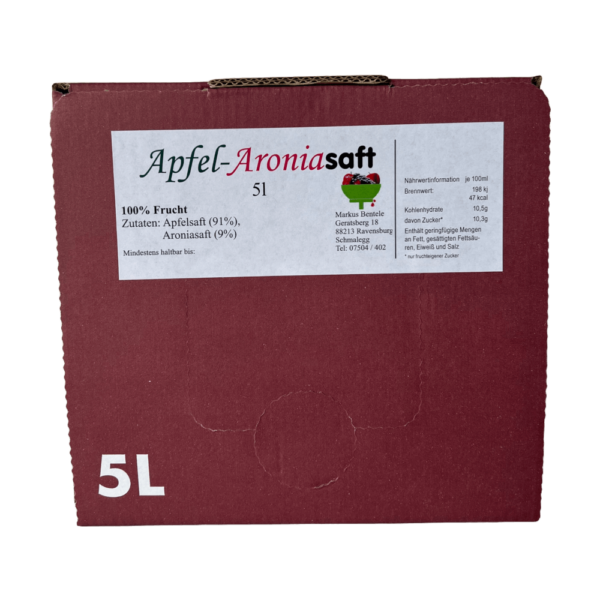 Apfel-Aroniasaft 5l