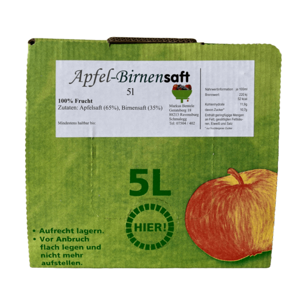 Apfel-Birnensaft 5l